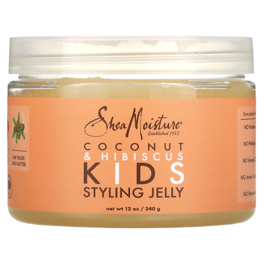 SheaMoisture, Kids Styling Jelly, Coconut & Hibiscus, 12 oz (340 g)