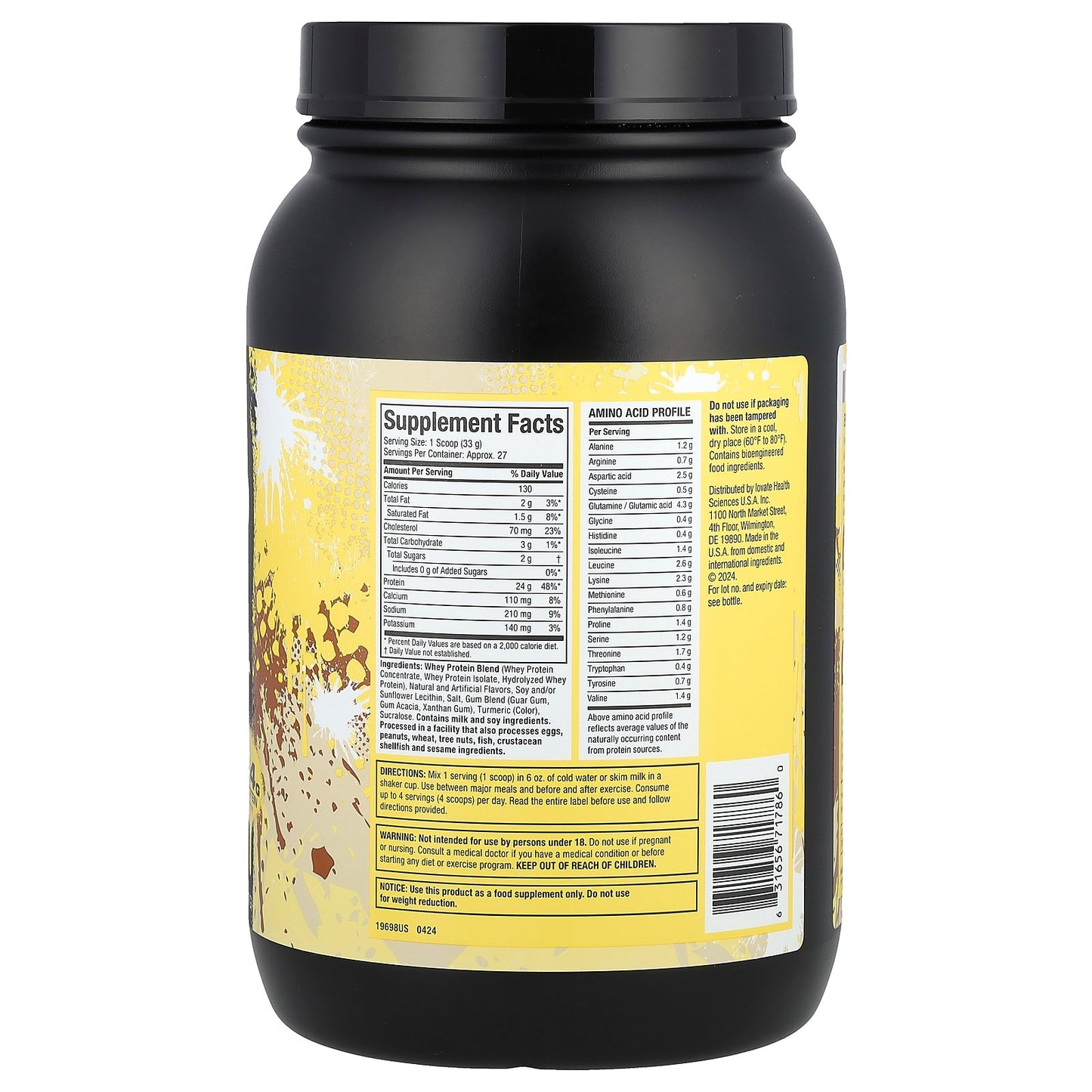 MuscleTech, Nitro-Tech® Whey Gold, Banana Cream, 2 lbs (907 g)