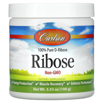 Carlson, Ribose, 3.53 oz (100 g)