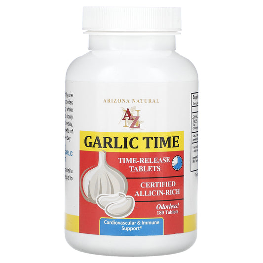 Arizona Natural, Garlic Time, 600 mg , 180 Tablets