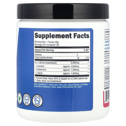 Nutricost, Performance, BCAA, Pomegranate Guava , 9.8 oz (273 g)
