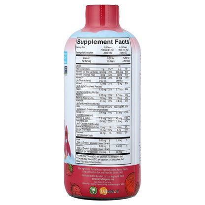 MaryRuth's, Kids, Morning Multivitamin With Lutein, Apple Berry Blast, 15.22 fl oz (450 ml)