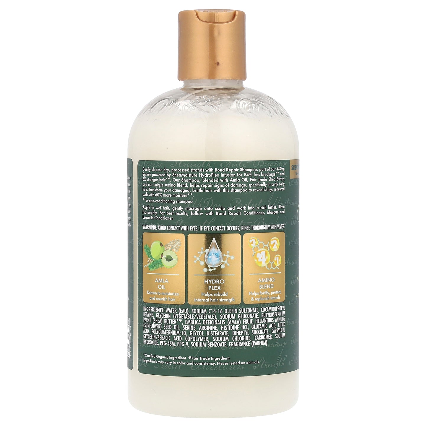 SheaMoisture, Bond Repair Shampoo, Amla Oil, 13 fl oz (384 ml)