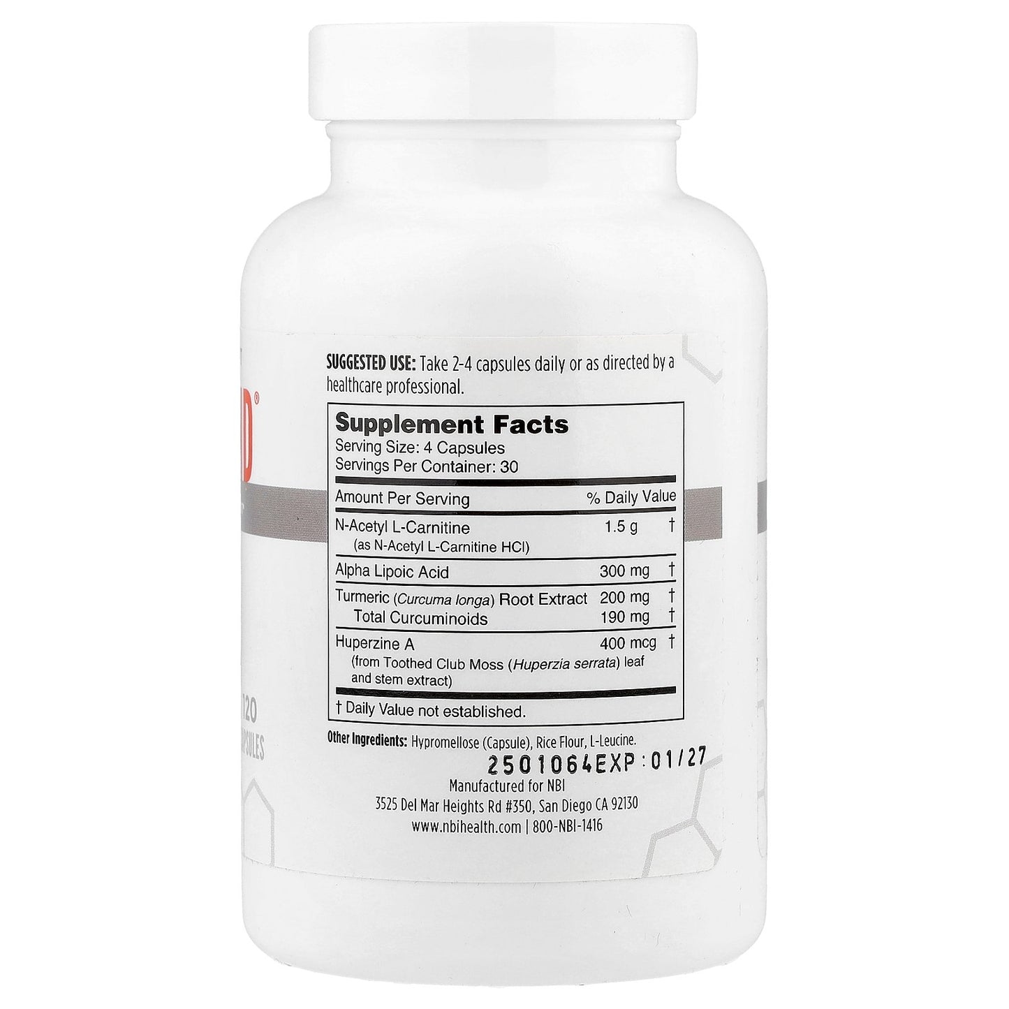 NBI, Brain Blend®, 120 Capsules