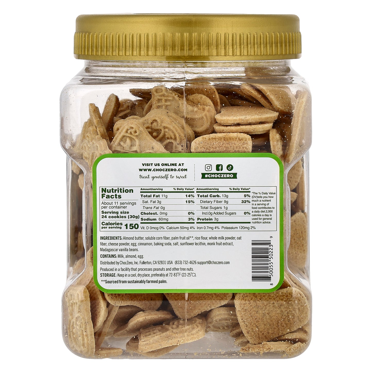 ChocZero, Animal Crackers, Cinnamon, 12 oz (340 g)
