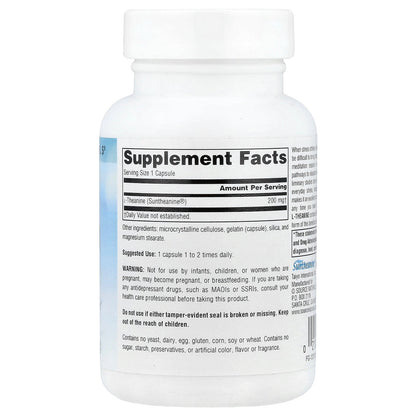 Source Naturals, Serene Science®, L-Theanine, 200 mg, 60 Capsules