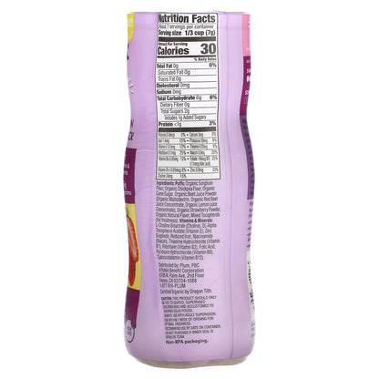 Plum Organics, Mighty Puffs, Ancient Grain + Chickpea Snack, Baby, Beet + Strawberry, 1.85 oz (52 g)