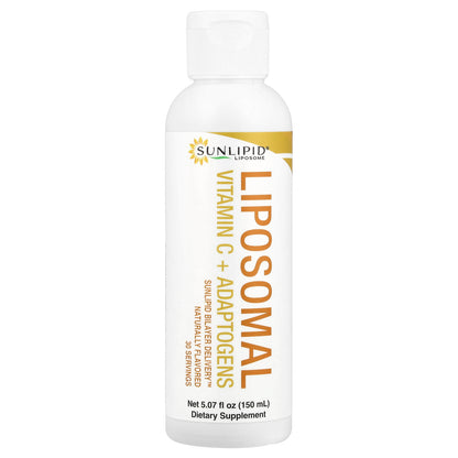 SunLipid, Liposomal Vitamin C + Adaptogens, 5.07 fl oz (150 ml)