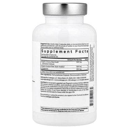 Codeage, Amen Prebiotic Fiber+, 60 Vegetable Capsules