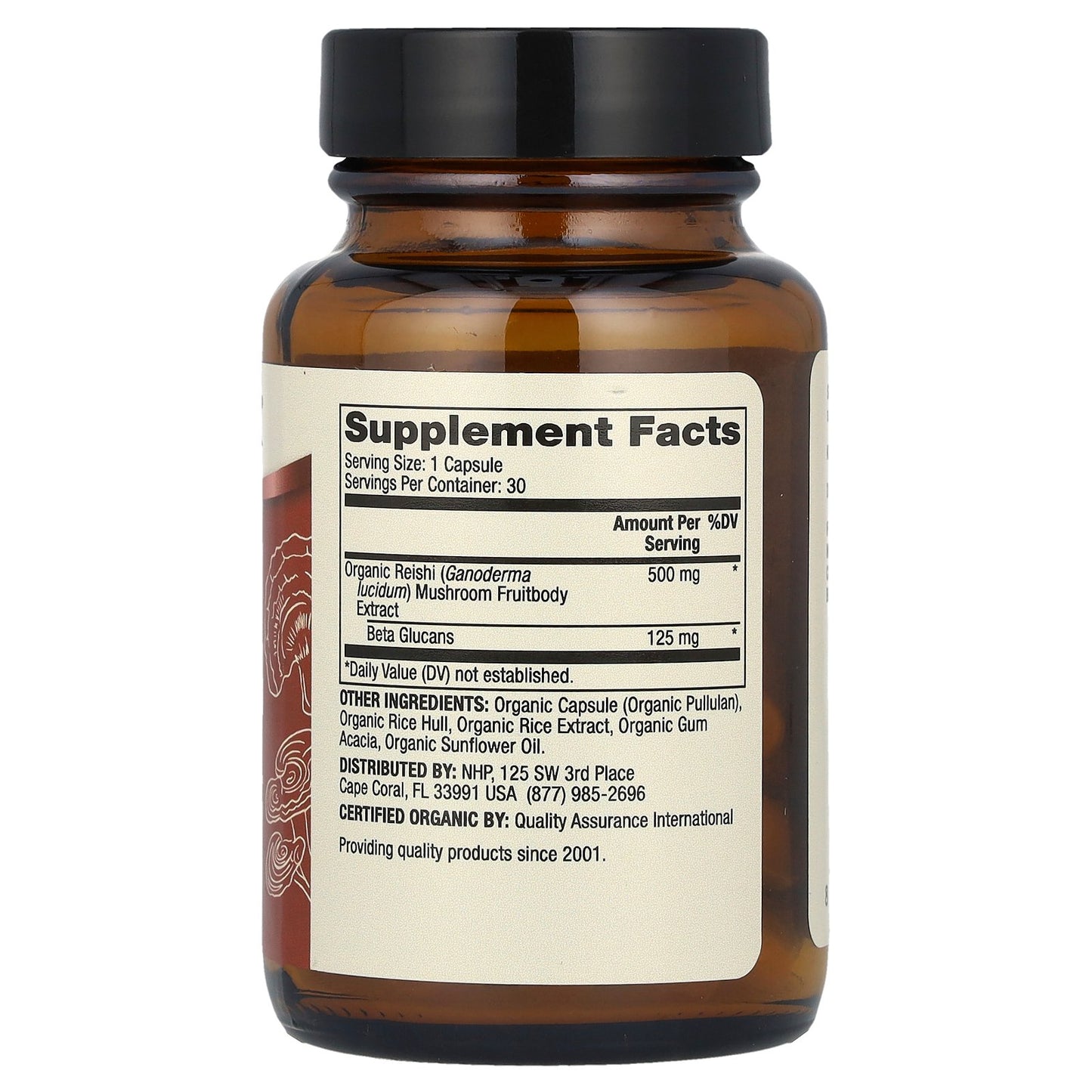 Dr. Mercola, Organic Reishi Mushroom Extract, 30 Capsules