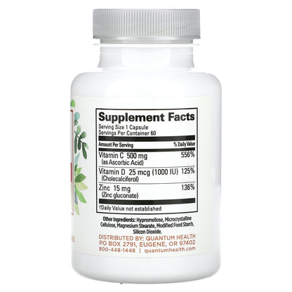 Quantum Health, CDZ, Immune Support, 60 Capsules