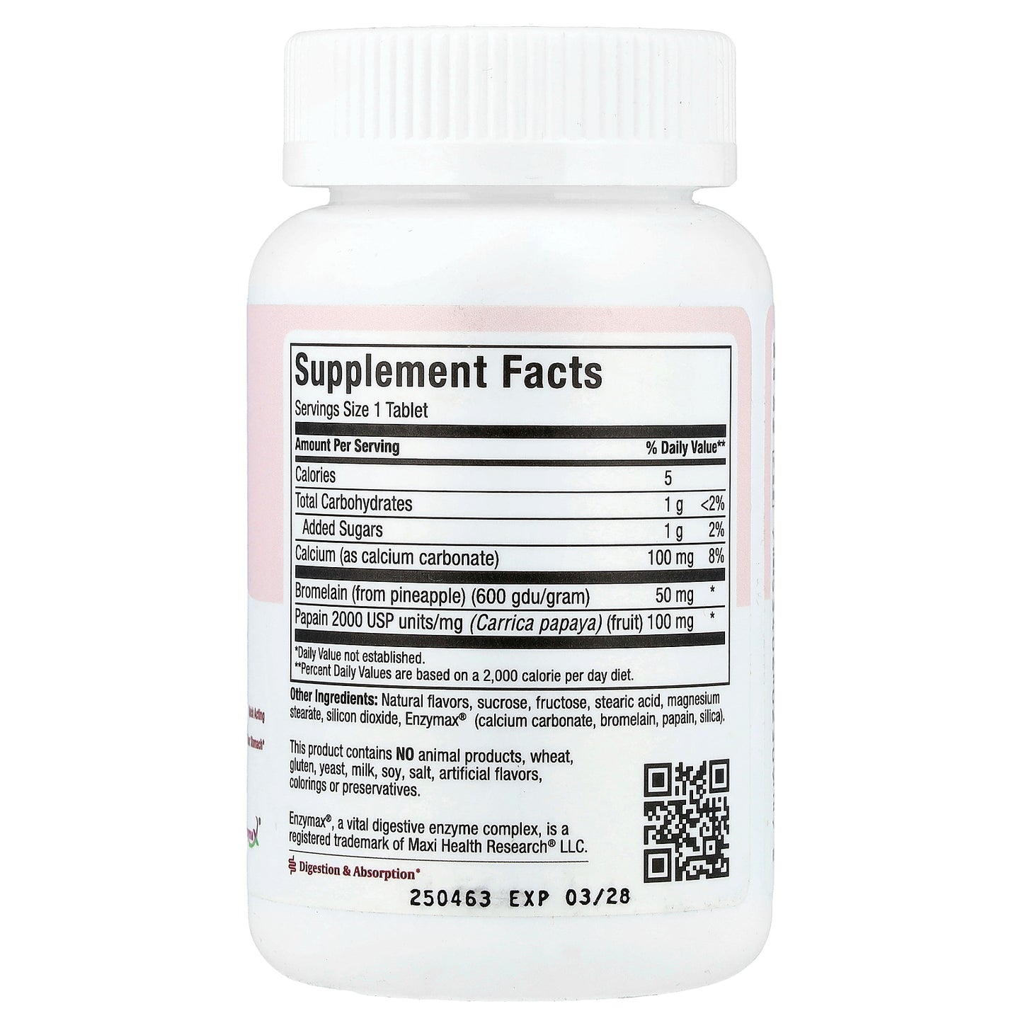 Maxi Health, Chewable Maxi Digest™, Natural Fruit, 90 Tablets