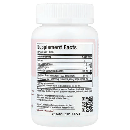 Maxi Health, Chewable Maxi Digest™, Natural Fruit, 90 Tablets