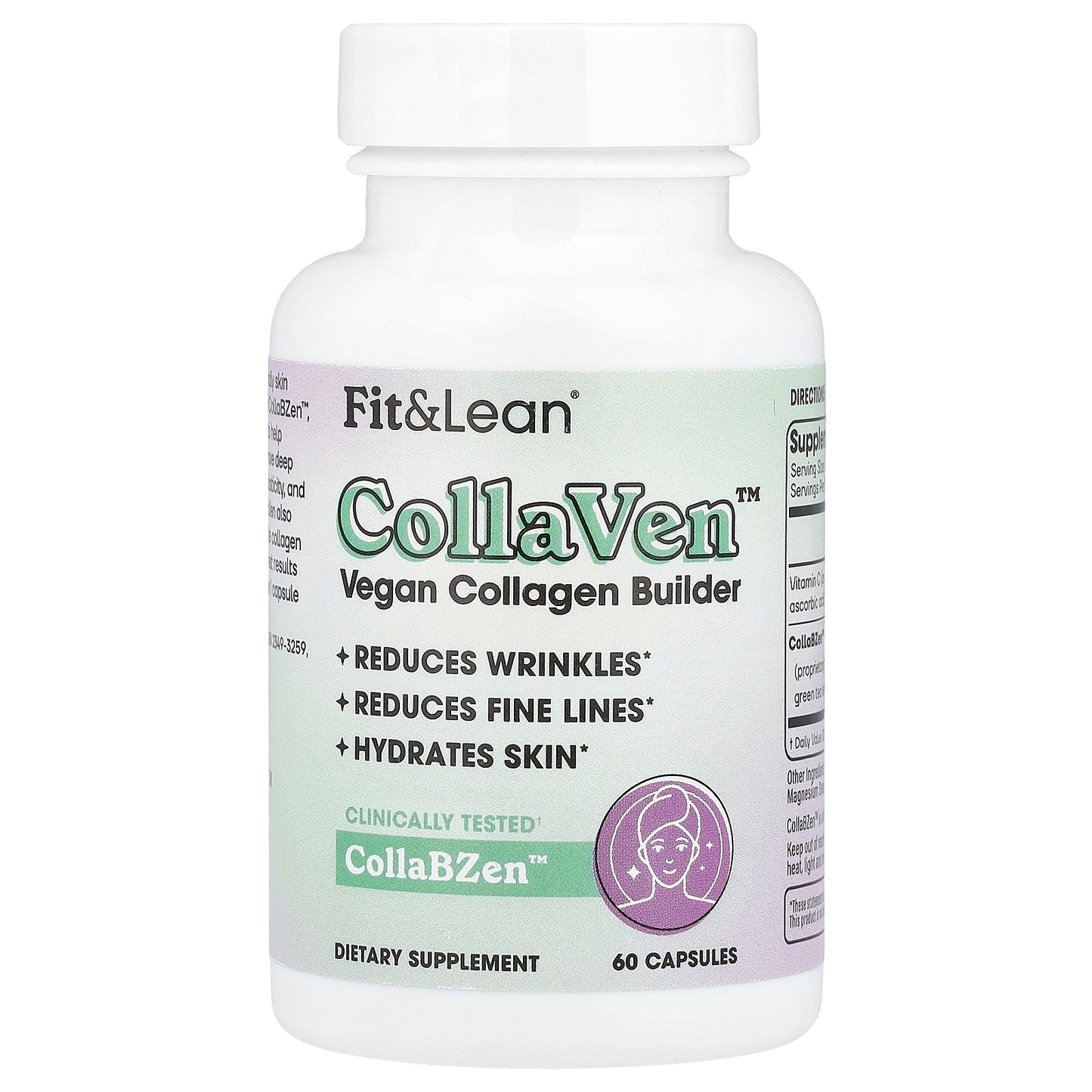 Fit & Lean, CollaVen™, Vegan Collagen Builder , 60 Capsules