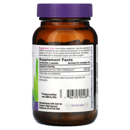 Oregon's Wild Harvest, Kava, 90 Vegan Capsules (400 mg per Capsule)