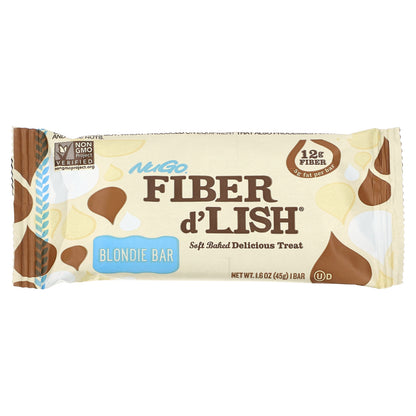 NuGo Nutrition, Fiber d' Lish, Blondie Bar, 16 Bars, 1.6 oz (45 g) Each