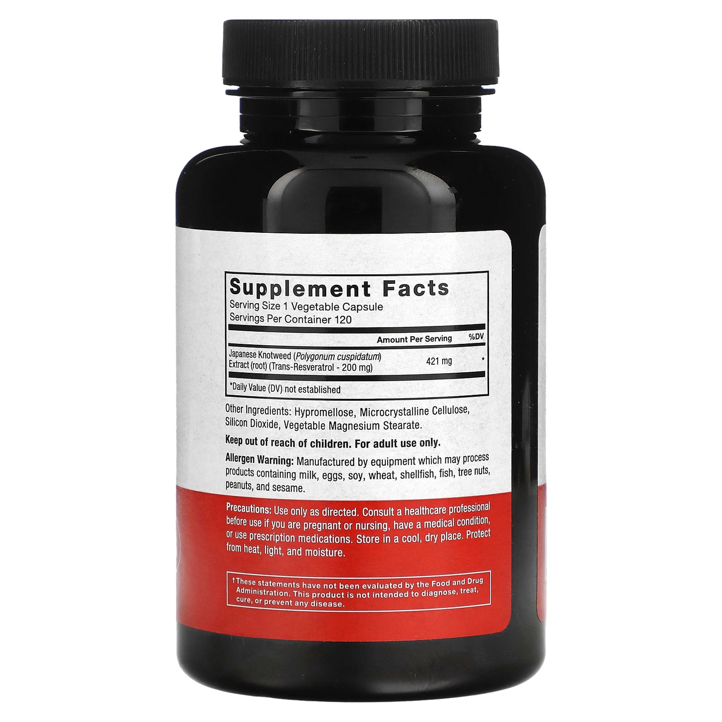 Force Factor, Resveratrol, 200 mg, 120 Vegetable Capsules