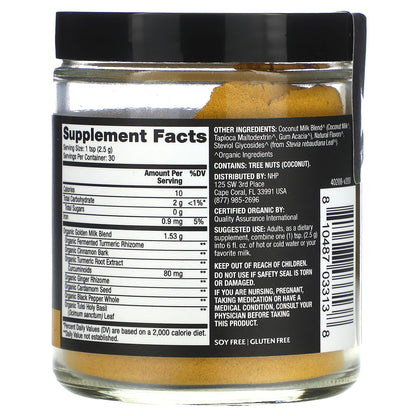 Dr. Mercola, Solspring®, Organic Golden Milk, 2.64 oz (75 g)