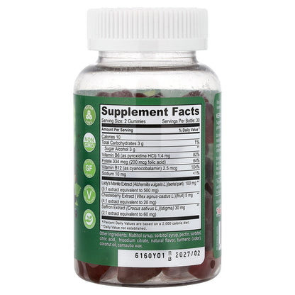 YumVs, PMS Suport Gummies, Natural, 60 Gummies