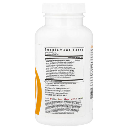 Seeking Health, Testosterone Nutrients, 120 Capsules