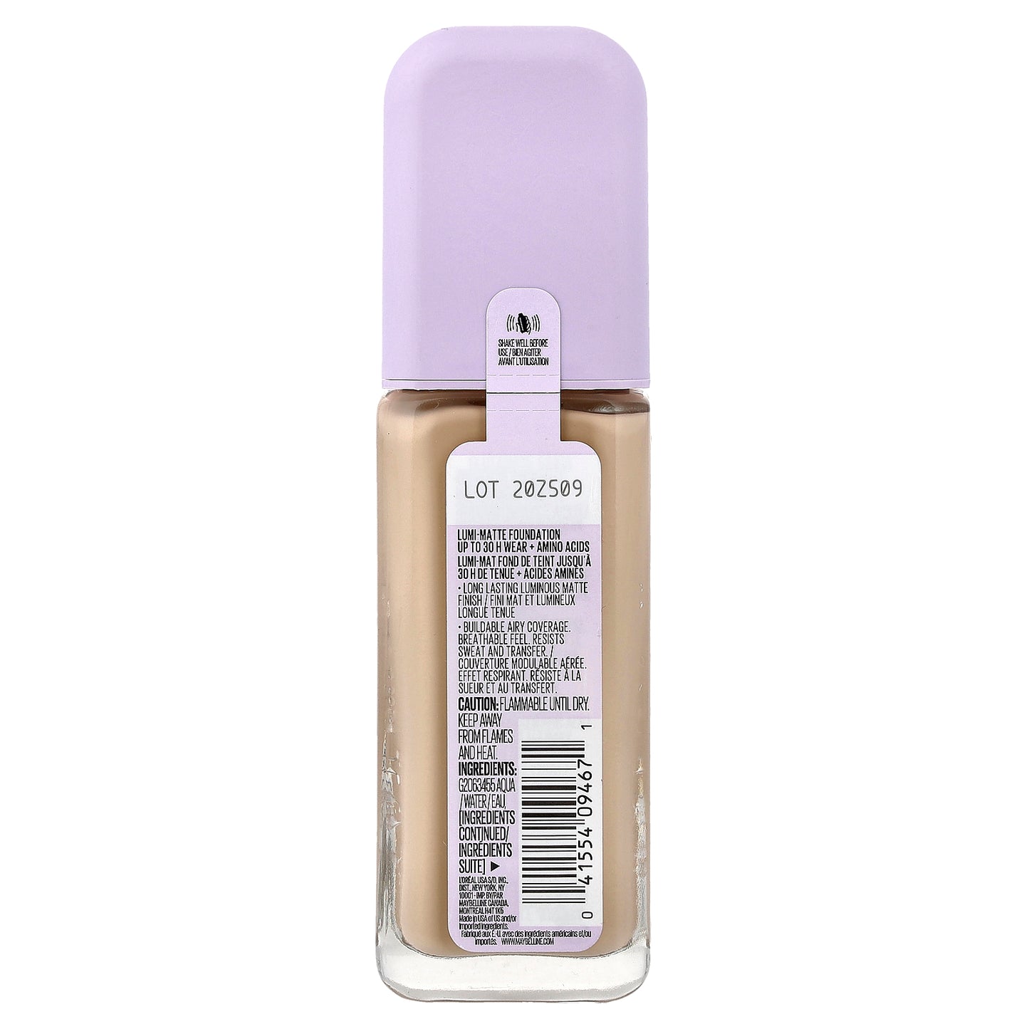Maybelline, Super Stay, Lumi-Matte Foundation, 110, 1 fl oz (30 ml)