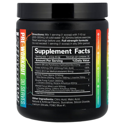 JNX Sports, The Shadow!®, Pre-Workout, Sour Candy, 9.9 oz (282 g)