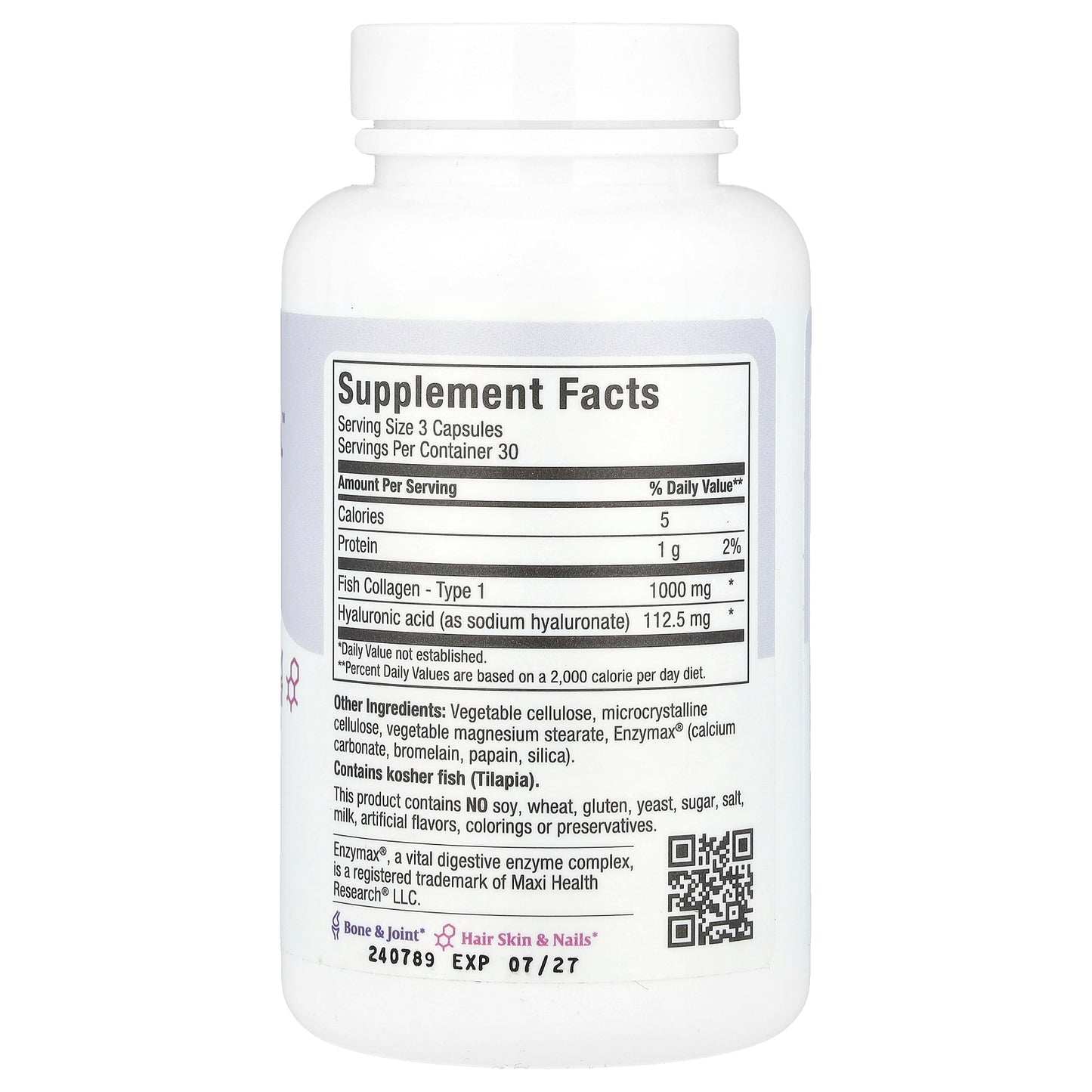 Maxi Health, Maxi Collagen H.A.™, 1,000 mg, 90 Maxicaps (333 mg per Capsule)