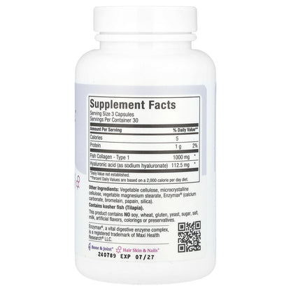 Maxi Health, Maxi Collagen H.A.™, 1,000 mg, 90 Maxicaps (333 mg per Capsule)