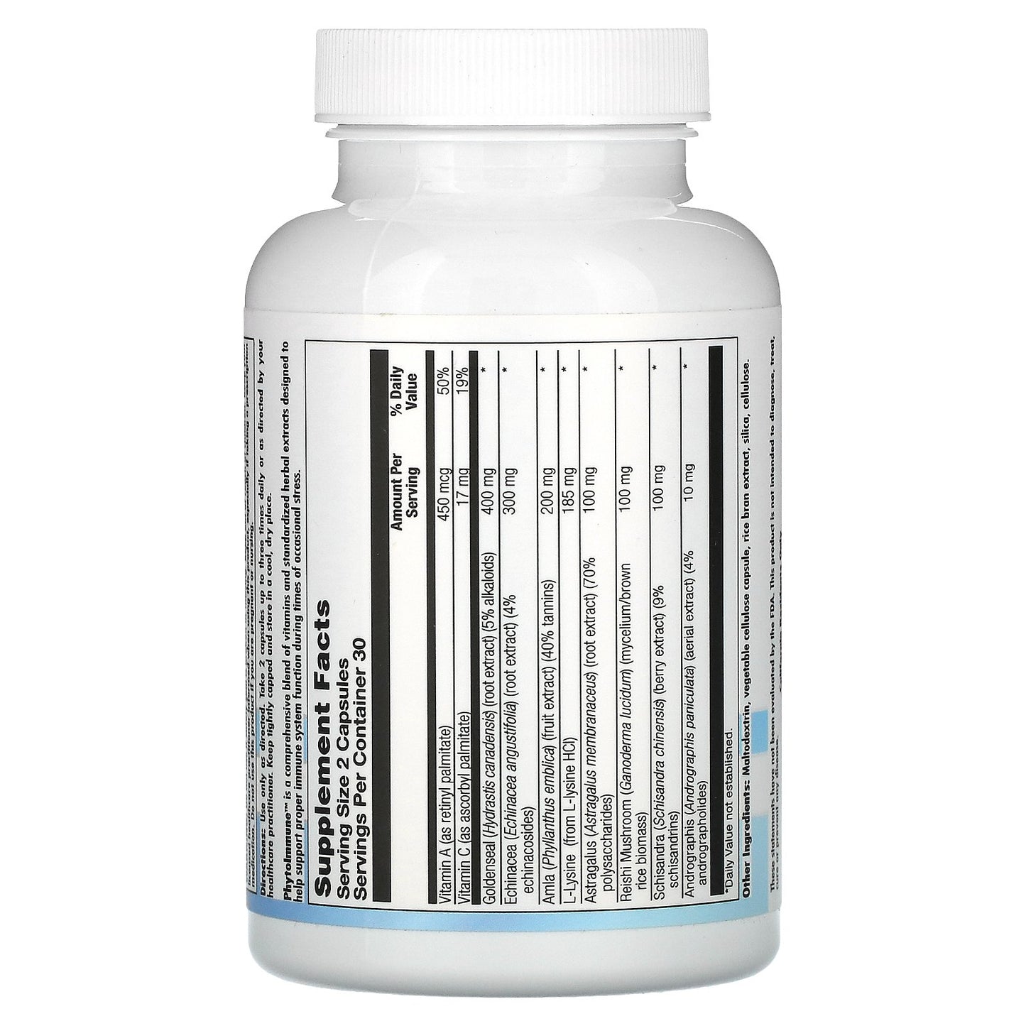 Nutra BioGenesis, PhytoImmune, 60 Capsules