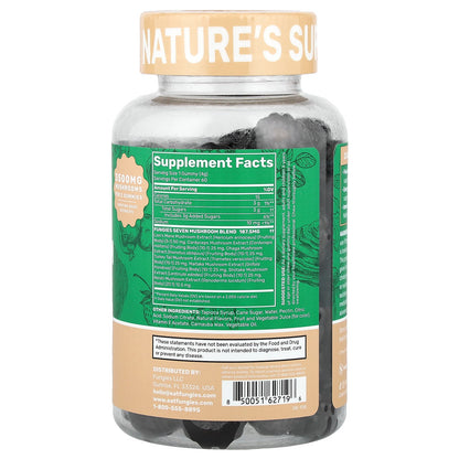 Fungies, Best Multi Mushroom Daily Gummies, Mixed Berry, 60 Pectin Gummies