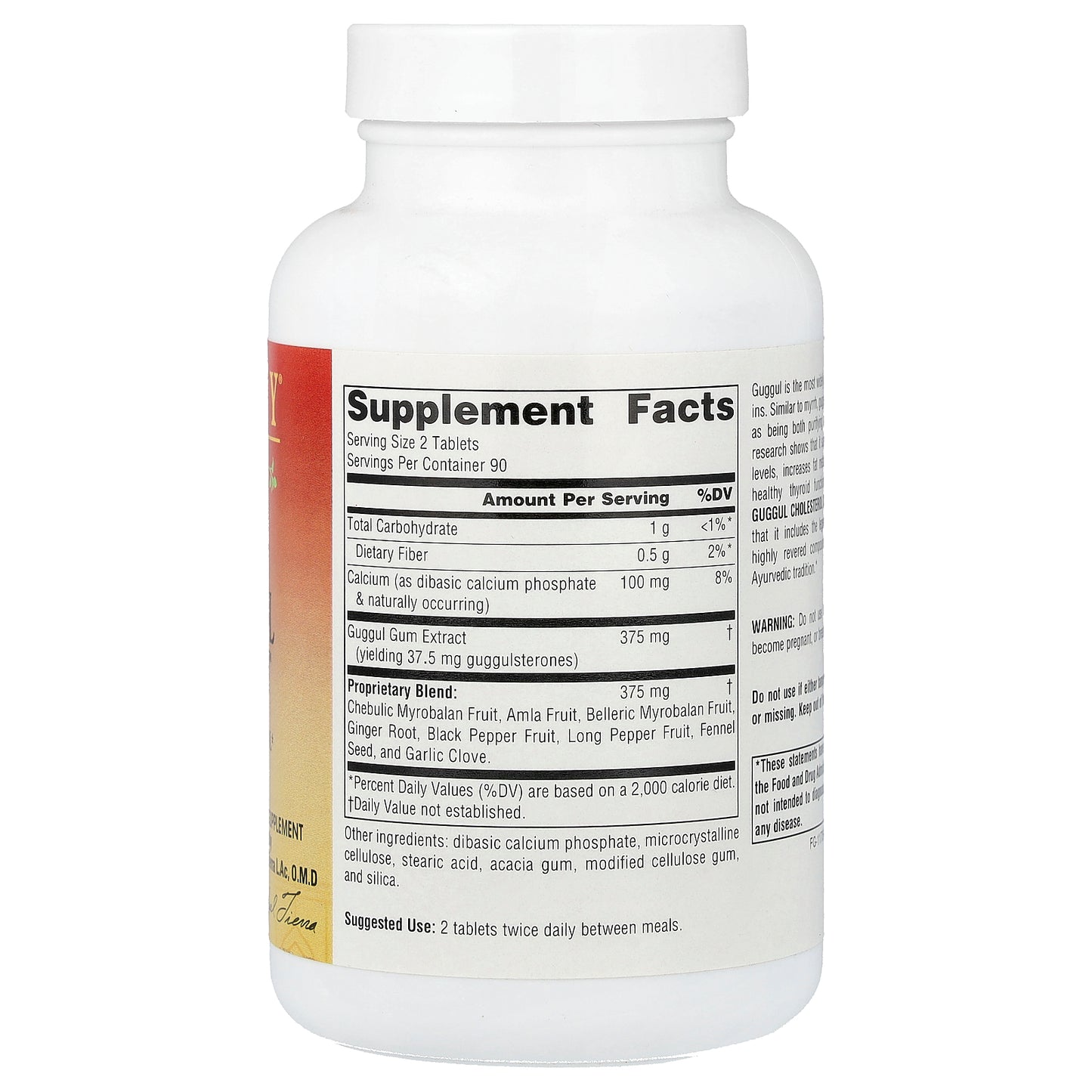 Planetary Herbals, Ayurvedics, Guggul Cholesterol Compound™, 180 Tablets