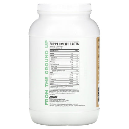 Raw Nutrition, Vegan Protein, Vanilla, 1.65 lbs (750 g)