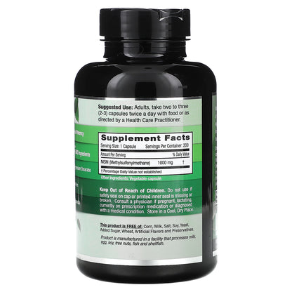 Emerald Laboratories, MSM 1000, 200 Vegetable Caps (1,000 mg per Capsule)