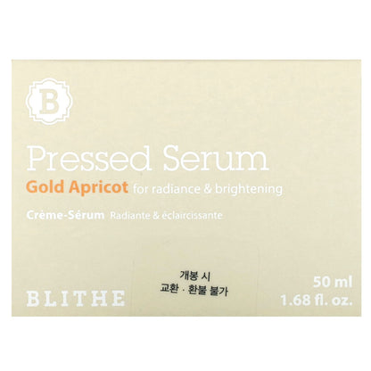 Blithe, Pressed Serum, Gold Apricot, 1.68 fl oz (50 ml)