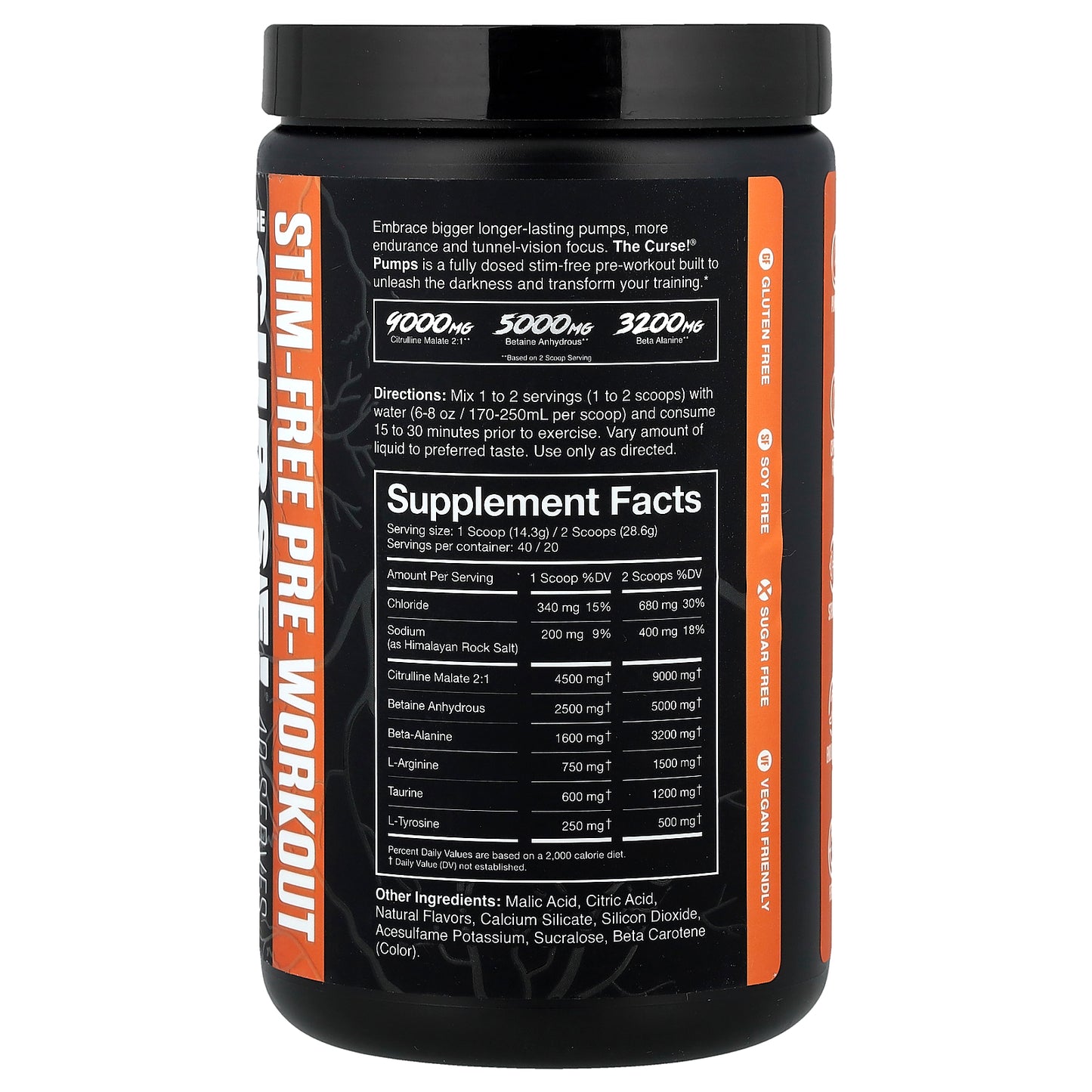 JNX Sports, Stim-Free Pump, Pre-Workout, Peach Mango, 20.2 oz (572 g)