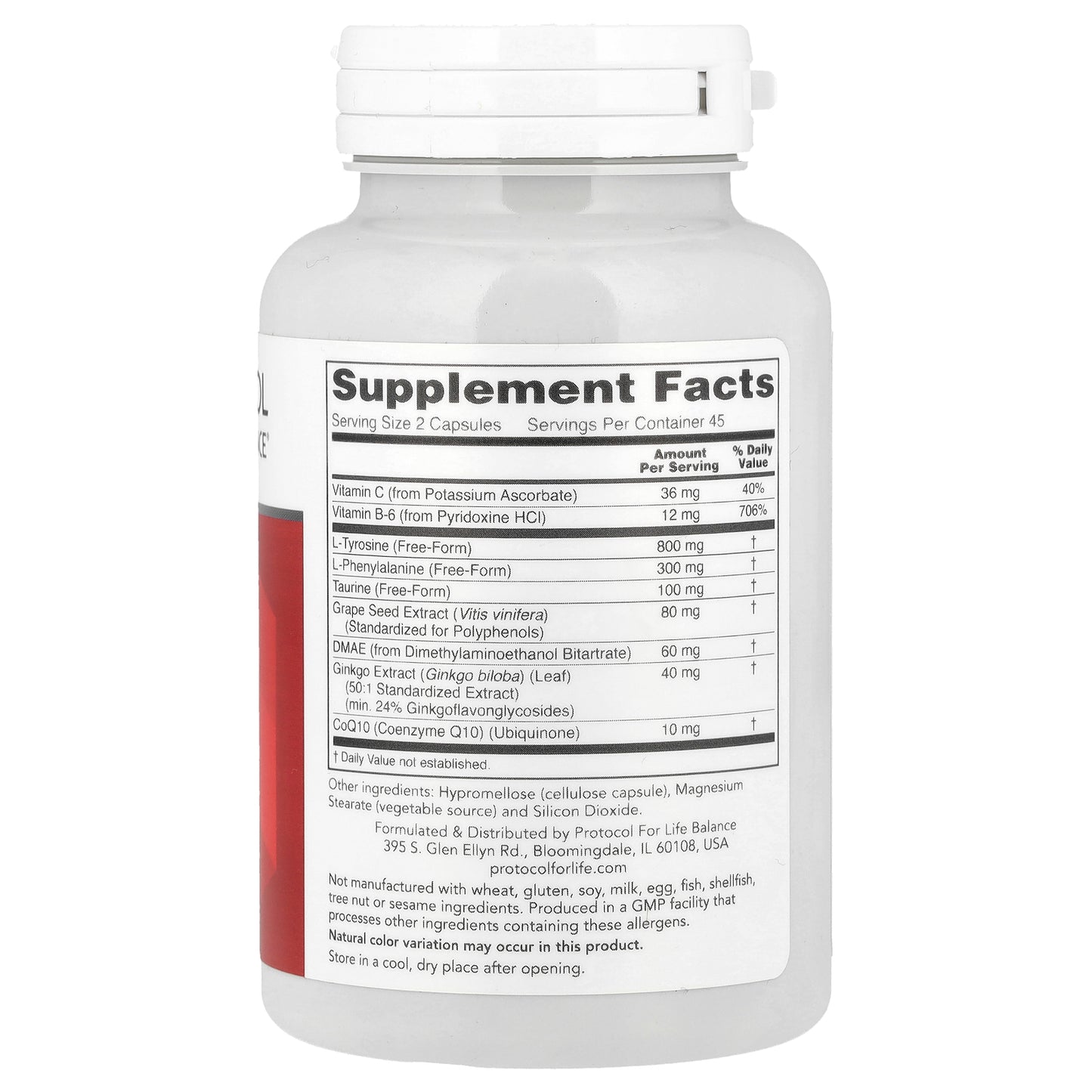 Protocol for Life Balance, Ortho Focus, 90 Capsules