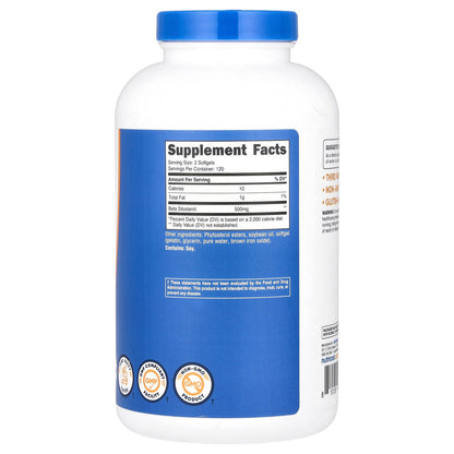 Nutricost, Beta Sitosterol, 240 Softgels (250 mg per Softgel)