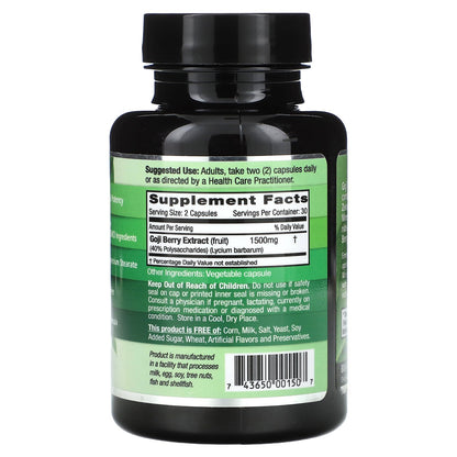 Emerald Laboratories, Goji Berry, 60 Vegetable Caps (750 mg per Capsule)