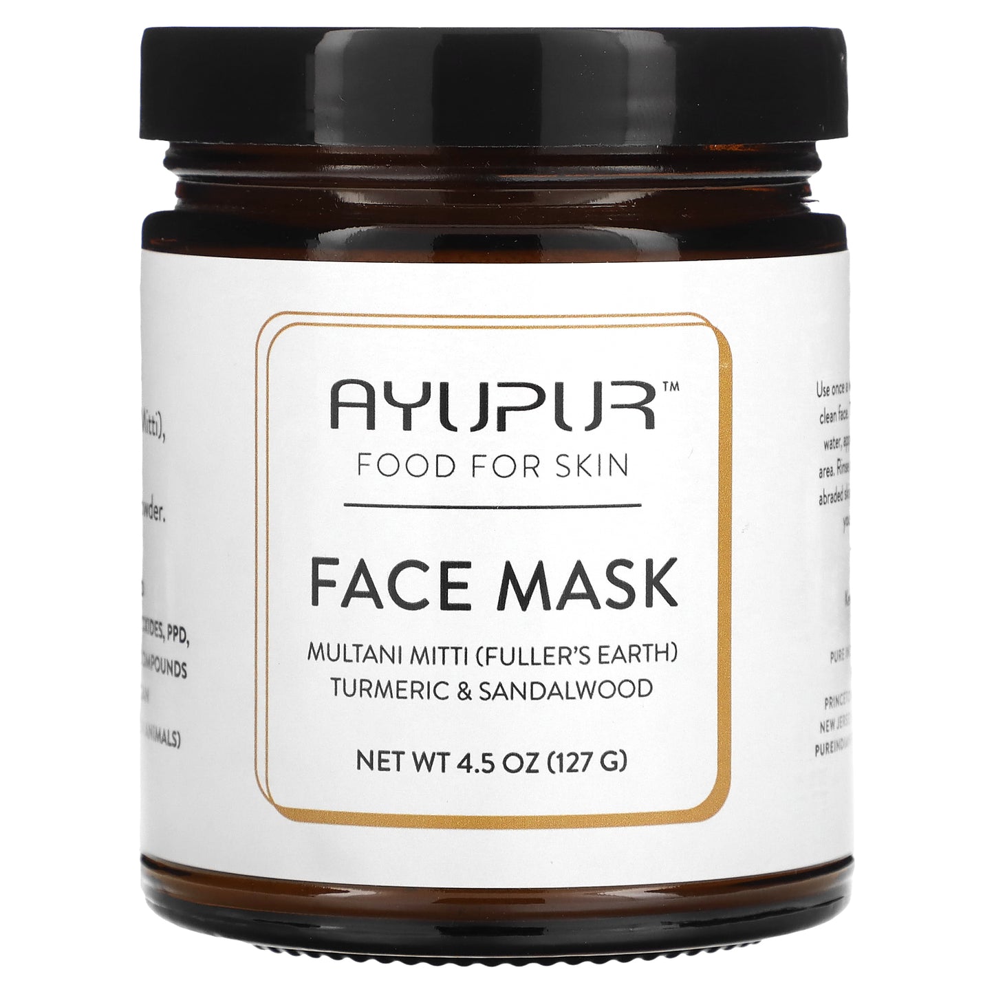 Pure Indian Foods, Ayupur, Face Beauty Mask, 4.5 oz (127 g)