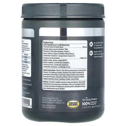 Zesty Paws, Vet Strength Pre, Post & Probiotic Bites, For Dogs, All Ages, Chicken and Harvest Vegetable, 90 Soft Chews, 12.6 oz (360 g)