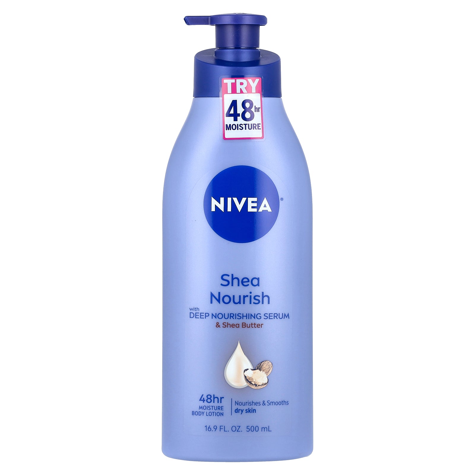 Nivea, Shea Nourish Body Lotion, 16.9 fl oz (500 ml)