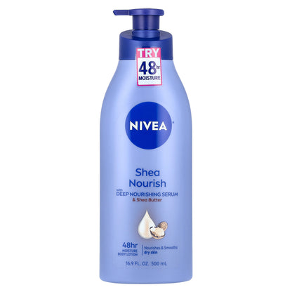 Nivea, Shea Nourish Body Lotion, 16.9 fl oz (500 ml)