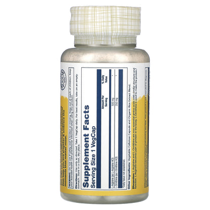 Solaray, L-Arginine L-Ornithine, 750 mg, 50 VegCaps