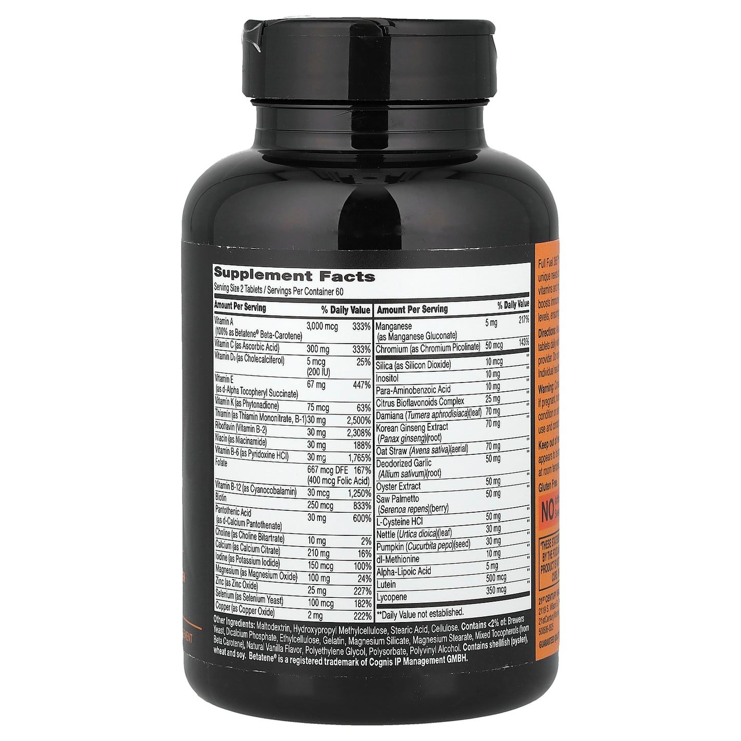 21st Century, Full Fuel 365™, Men's Multivitamin, Max Performance, 120 Tablets