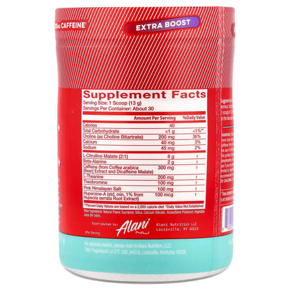 Alani Nu, Pre-Workout+, Cherry Slush, 14.1 oz (401 g)