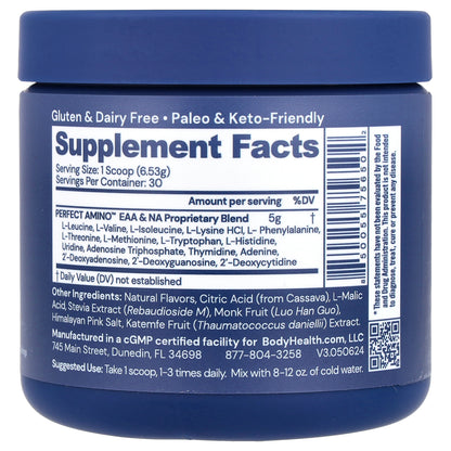 BodyHealth, Perfect Amino™, Strawberry, 6.9 oz (195.9 g)