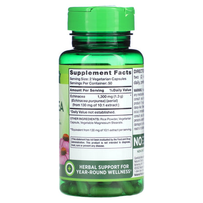 Nature's Truth, Echinacea, 100 Vegetarian Capsules (650 mg per Capsule)