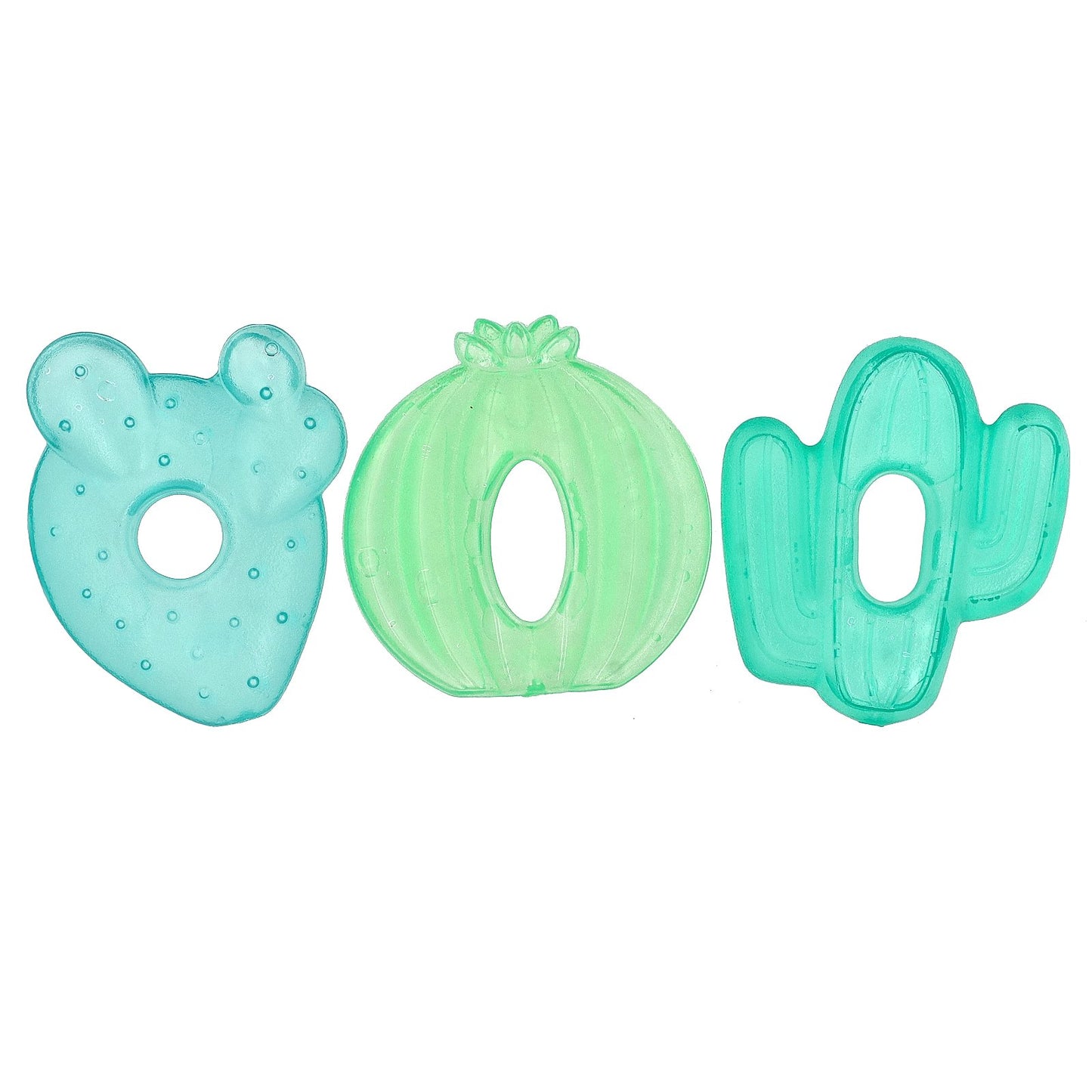 itzy ritzy, Cutie Coolers™, Soothing Water-Filled Teethers, 3+ Months, Cacti, 3 Teethers