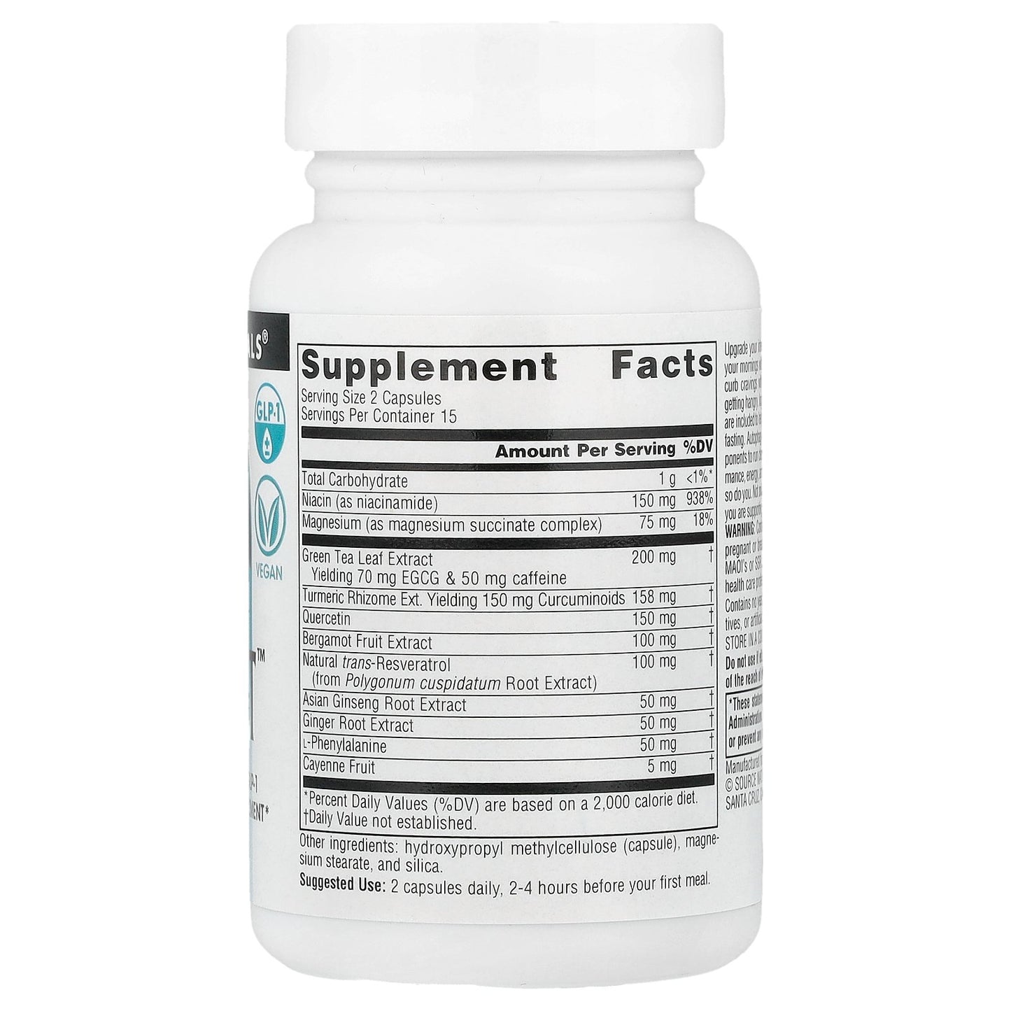 Source Naturals, RealFast™, 30 Vegan Capsules
