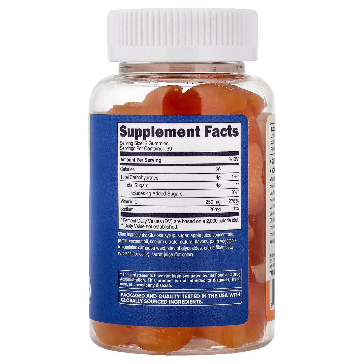 Nutricost, Kids, Vitamin C Gummies, For Ages 4+, Orange, 60 Gummies